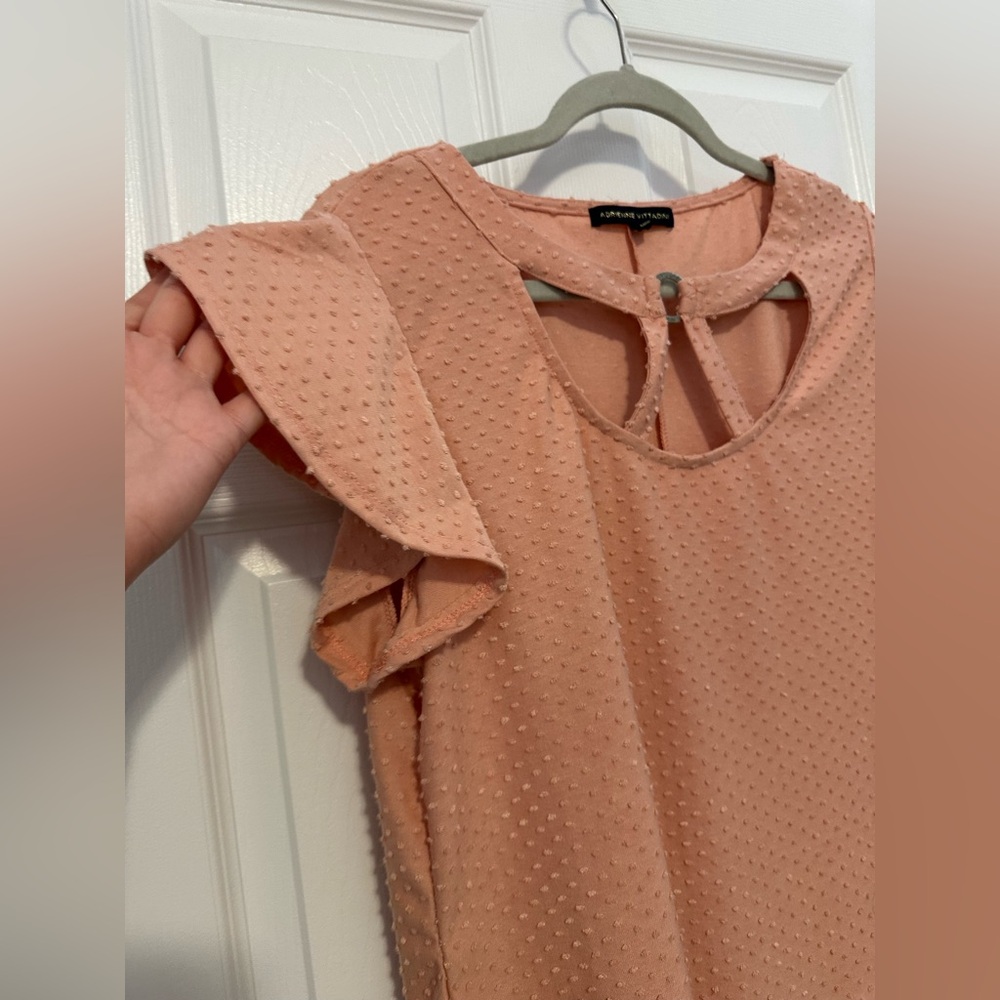 Peach Textured Top - Picture 3 of 6